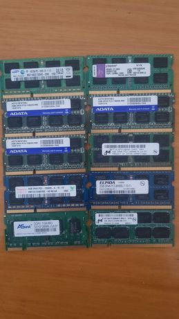 Memorias RAM ddr3 e ddr2 para portátil