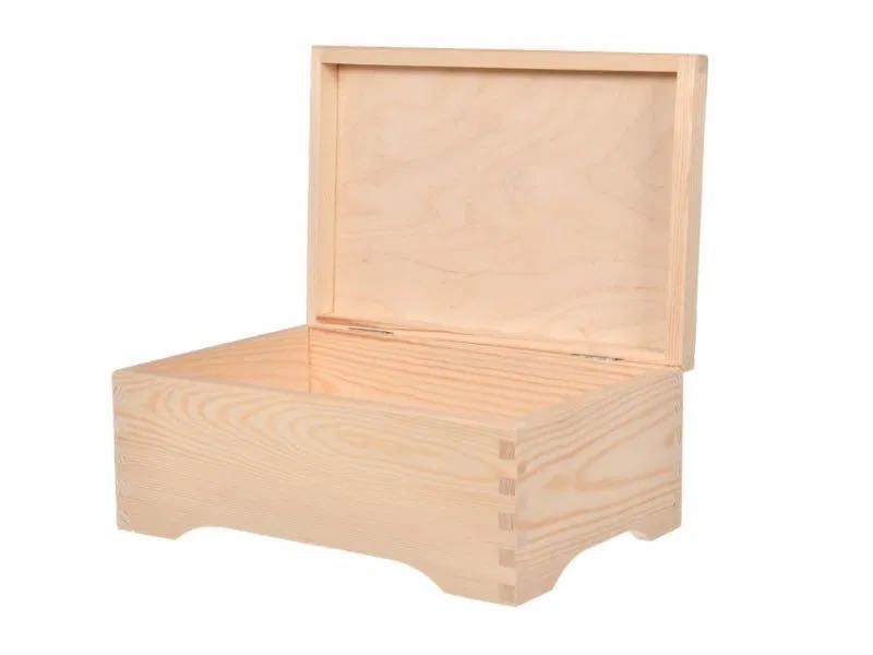 Drewniane pudełko 30x20x13 | szkatułka retro | decoupage
