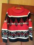 Sweter w stylu skandynawskim rozmiar L/40
