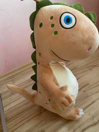М'яка іграшка подушка з пледом Динозаврик