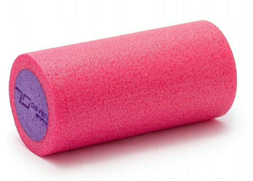 Nowy ROLLER DO MASAŻU Ćwiczeń Wałek CROSSFIT Masażer 30 cm Różowy