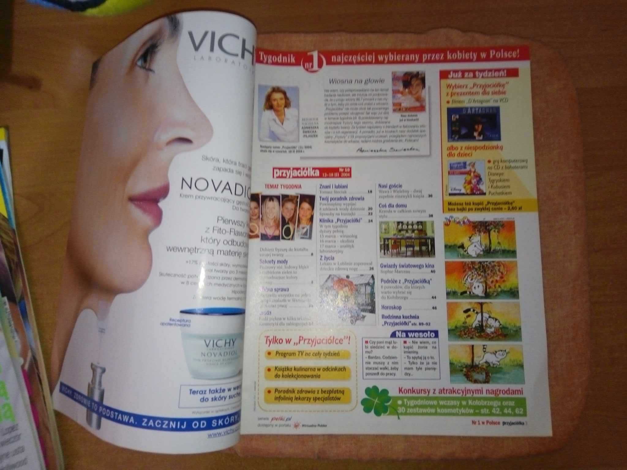 Tygodnik Gazeta Przyjaciółka nr 10 marzec 2004 dobry stan (2904)