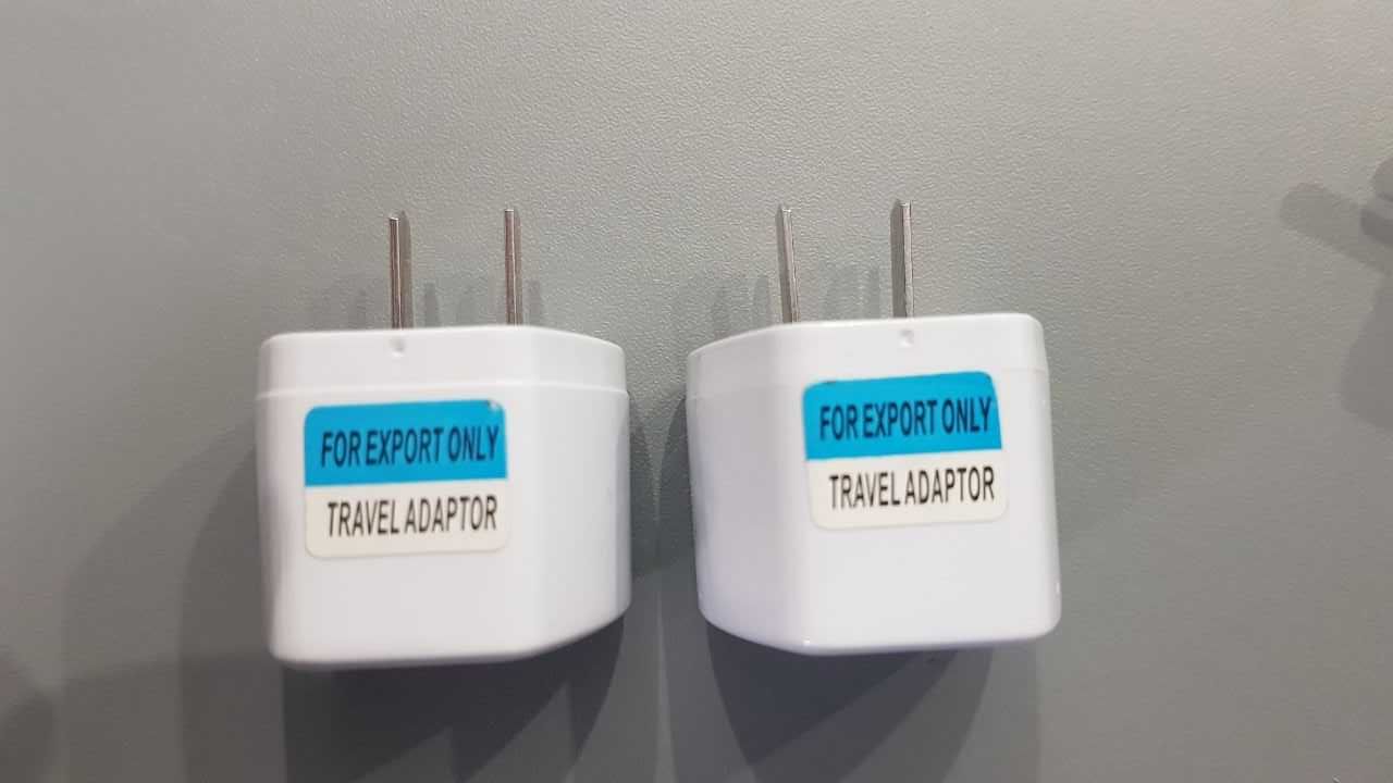Przejściówka na gniazdka EU-US EU-USA UE-USA adapter na wyjazd wakacje