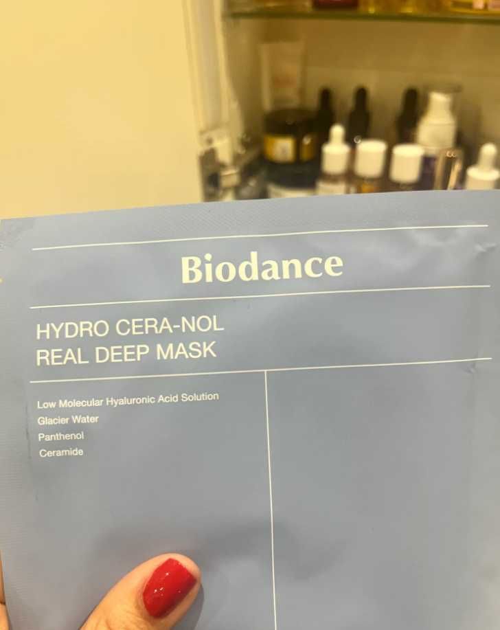 Biodance Hydro Cera-nol Maska nawilżająca z kolagenem - 4 sztuki
