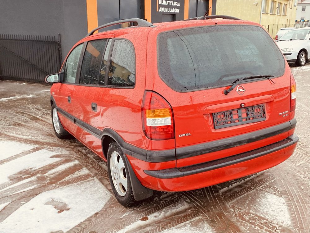 opel zafira rok 2000 poj 1,8 przeb 179tyś klimatyzacja zadbany