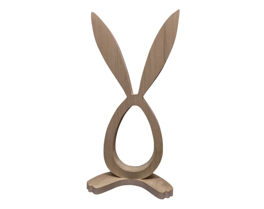 ZAJĄC WIELKANOCNY figurka drewniana królik 3D 25cm