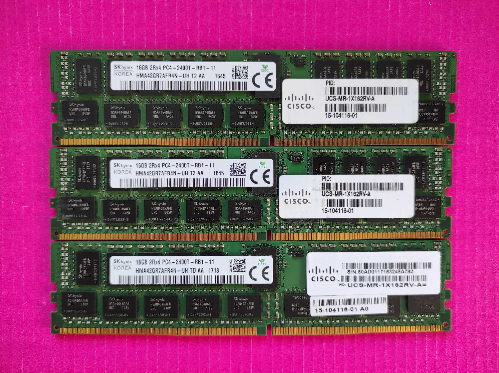 SK hynix 16GB ECC DDR4 2400 PC4-19200R Reg серверная
