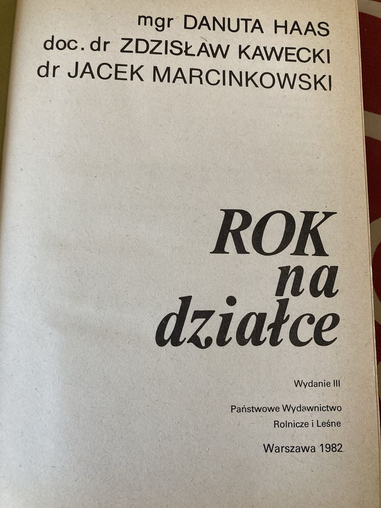 Rok na działce