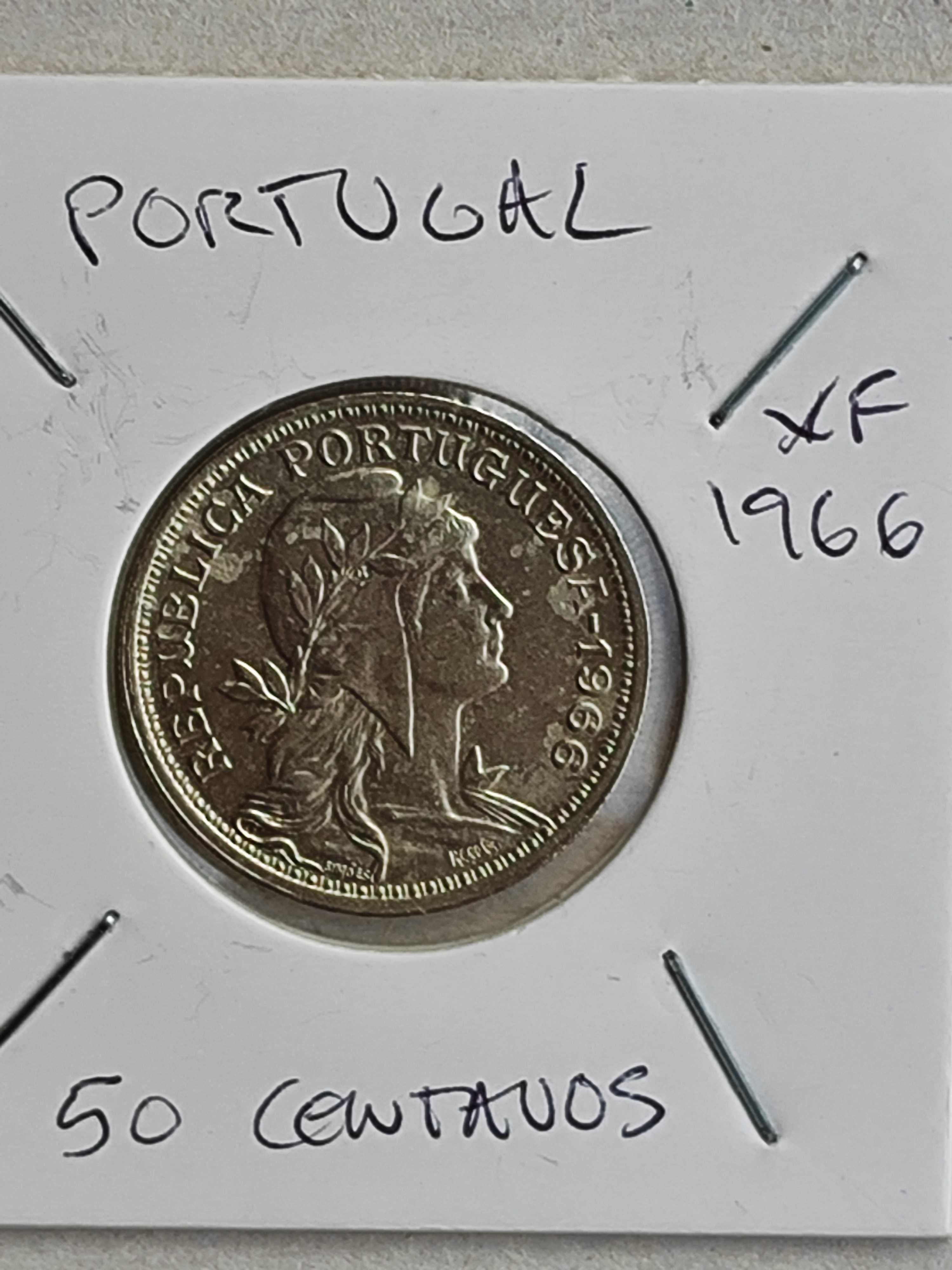 Lote de 4 moedas da República Portuguesa a 5€