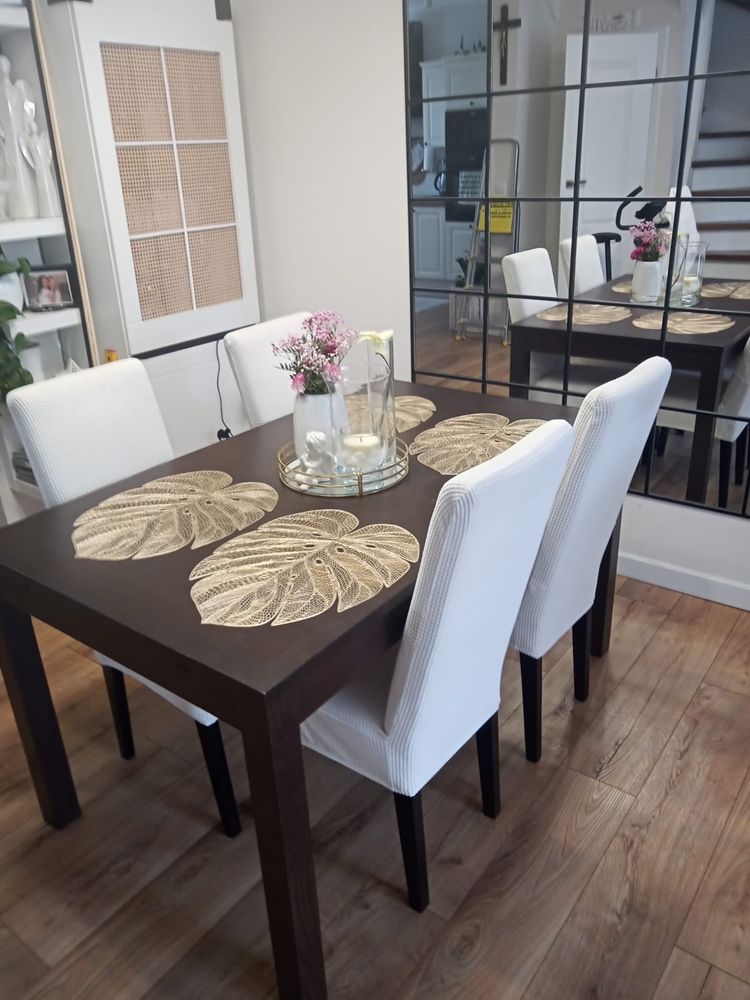 Stół rozkladany wenge ikea