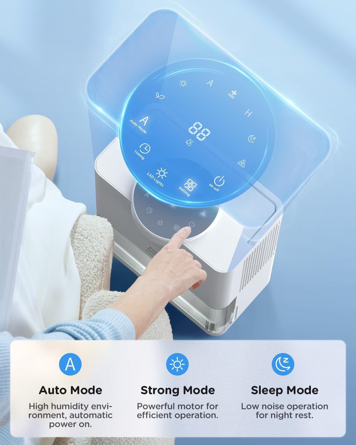 Elektryczny osuszacz powietrza 3000ml EasyAcc