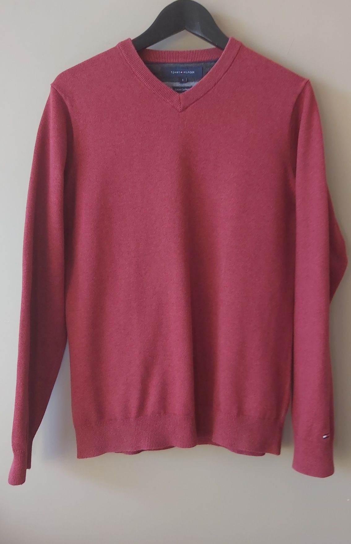 Sweter Tommy Hilfiger rozmiar S/ M     prima cotton cashmere