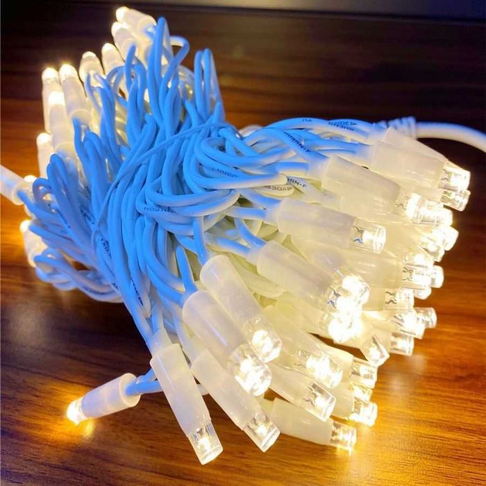 Вулична надійна яскрава LED-гірлянда 10м кількість Cob крапель 100 LED