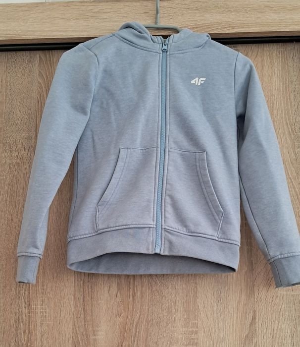 Bluza rozpinana ocieplana dla dziewczynki 4F