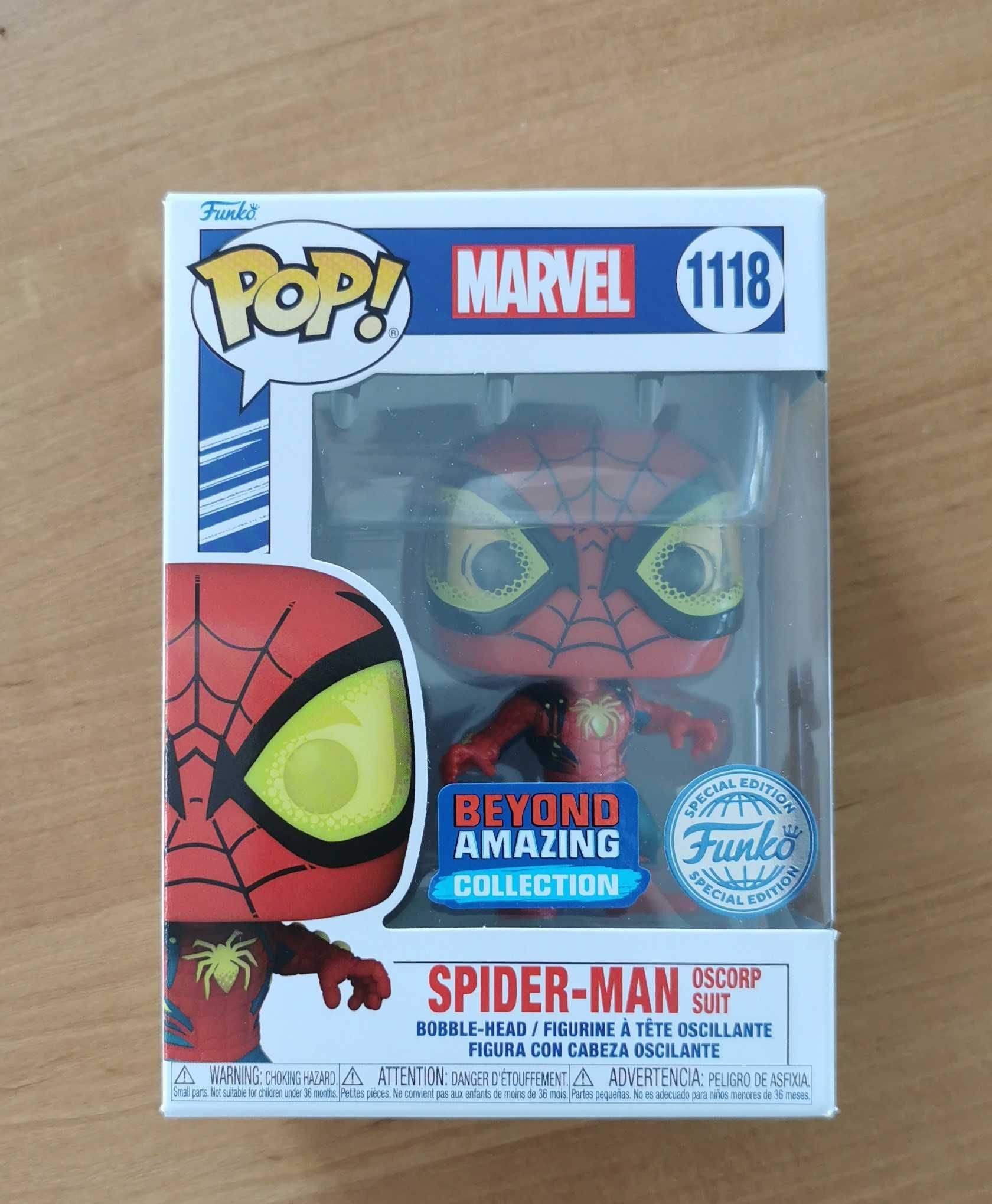 Funko Pop Spiderman Spider-man 1118 Marvel + Protector