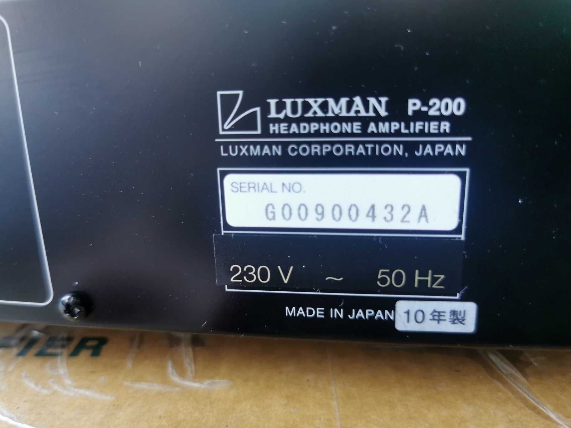 Luxman P-200 wzmacniacz sluchawkowy ClassA