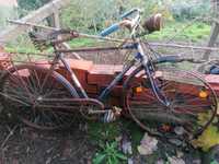 Bicicleta pasteleira antiga travão de alavanca para recuperar