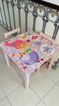 Mesa Criança + 2 Cadeiras IKEA usadas 1 ano
