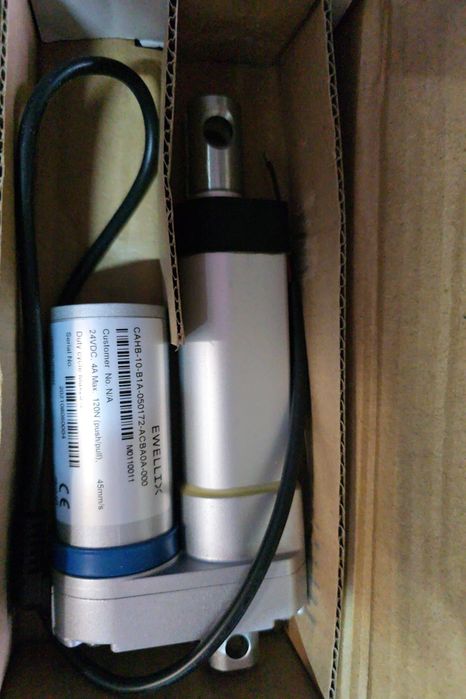 Siłownik liniowy Ewellix CAHB-10 24V DC 1200N 45 mm/s