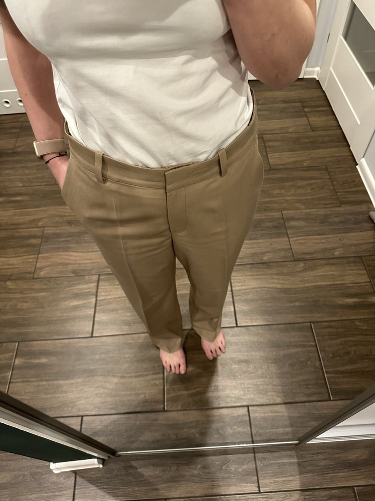 Spodnie, prosta nogawka, H&M