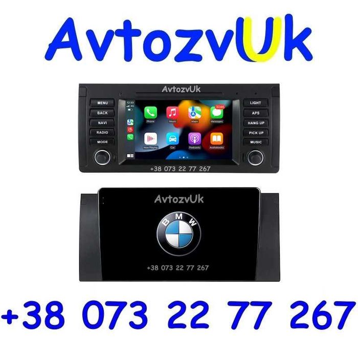 Android 14 BMW M X5 e53 е39 e38 Х5 модуль блок 2 дин CarPlay Магнитола