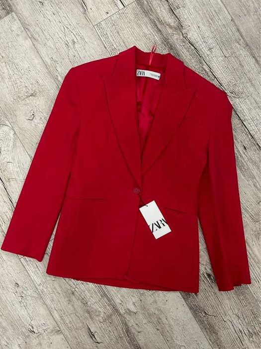 Czerwona marynarka ZARA XS