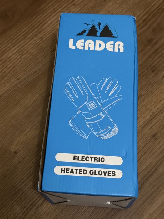 Luvas de pele de aquecimento eletrico para inverno