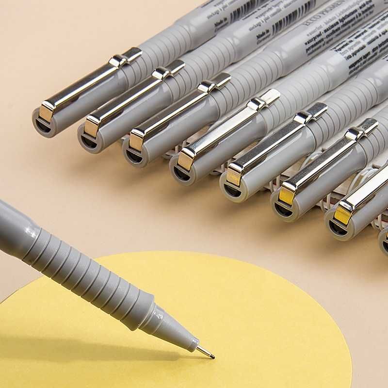 Набір чорних лінерів Faber-Castell ECCO PIGMENT 9 штук