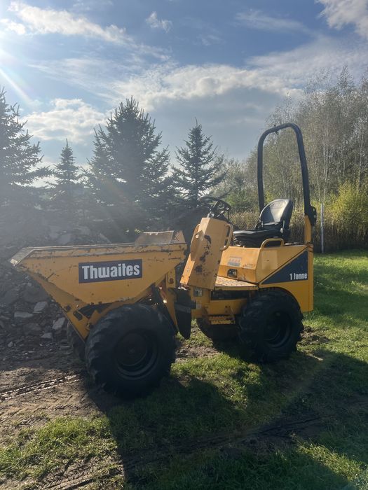 Thwaites Wozidlo budowlane 1tona wysoki wysyp hydrostat  minikoparka