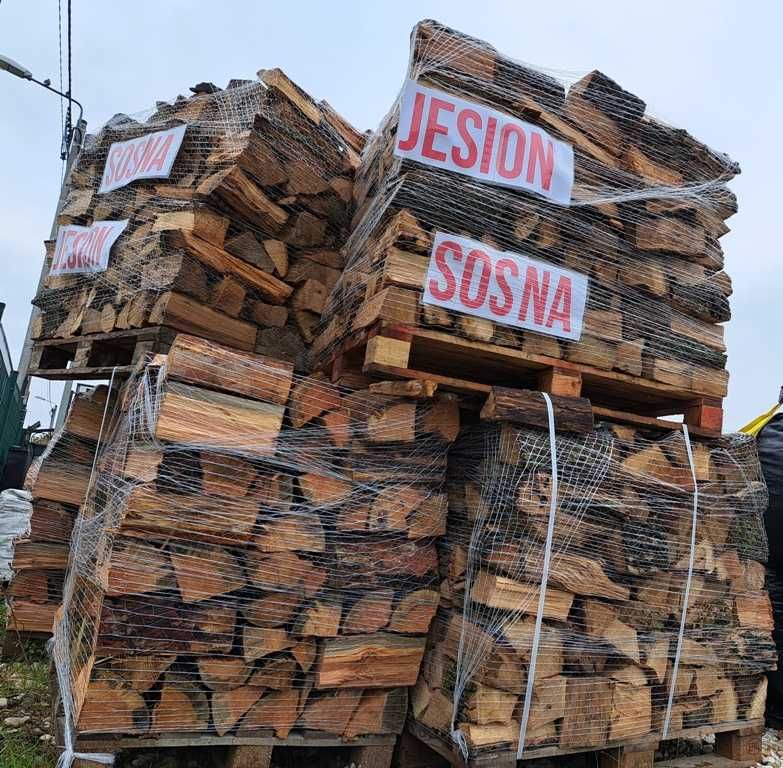 drewno kominkowe, opałowe JESION