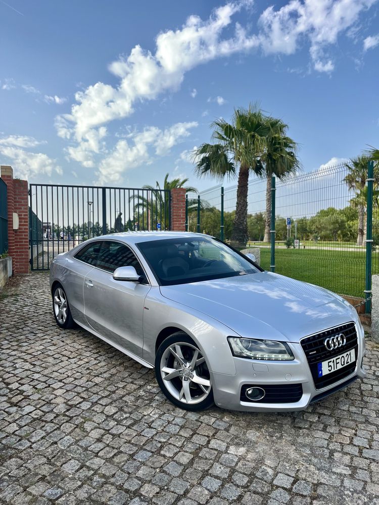Audi A5 3.0 tdi quattro S-line original ano 2008 Nacional aceito troca