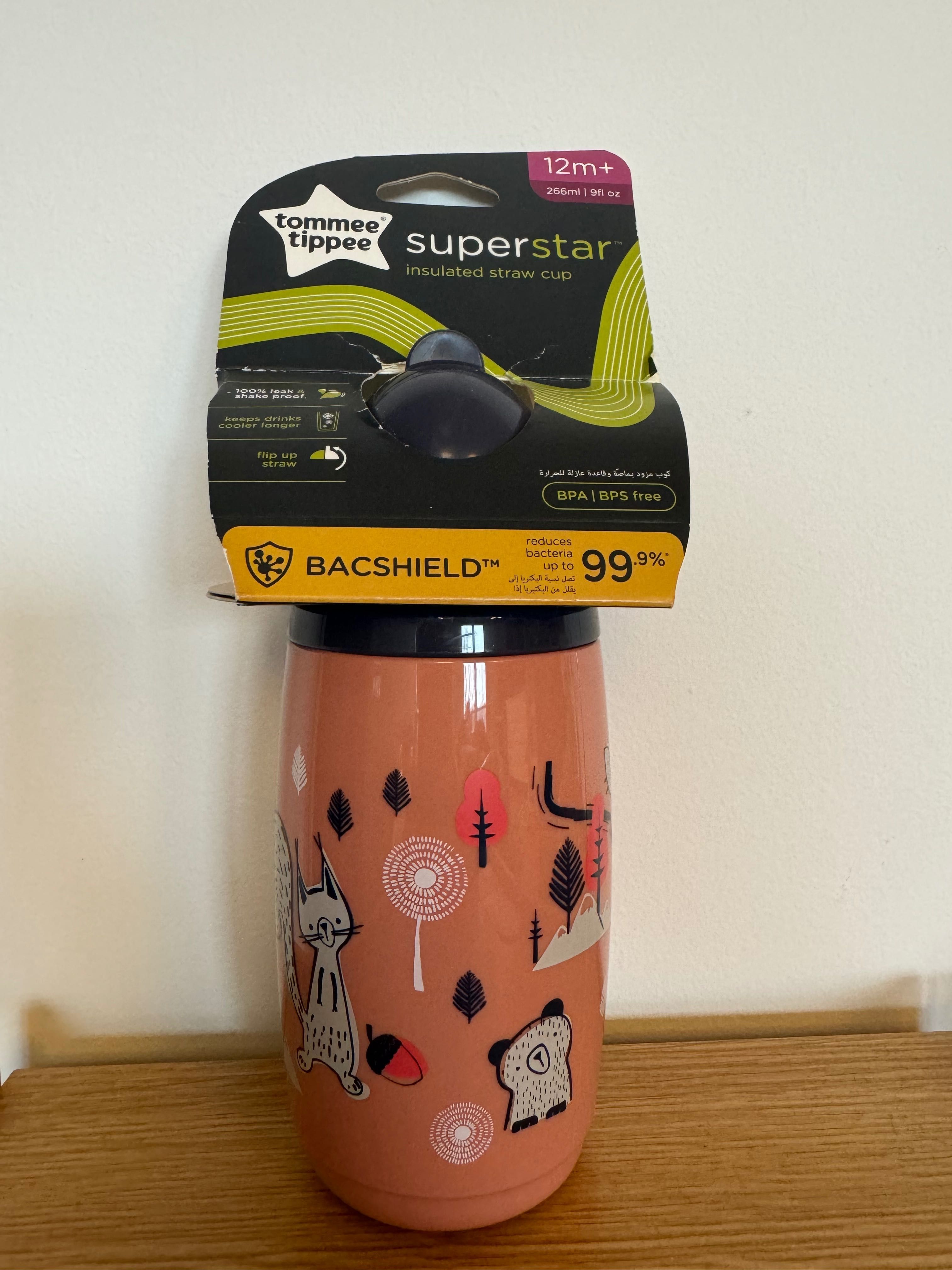 Tommee Tippee
Superstar Insulated Straw
kubek ze słomką