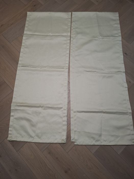 Komplet dwóch bieżników kremowych 210 x 40