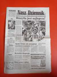 Nasz Dziennik, nr 151/2002, 1 lipca 2002, Brazylia, Mundial