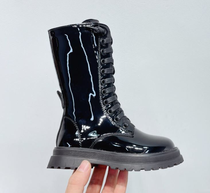 Дитячі зимові чоботи черевики (шкіра) розмір 32