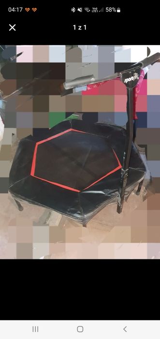 Trampolina do ćwiczeń fitness