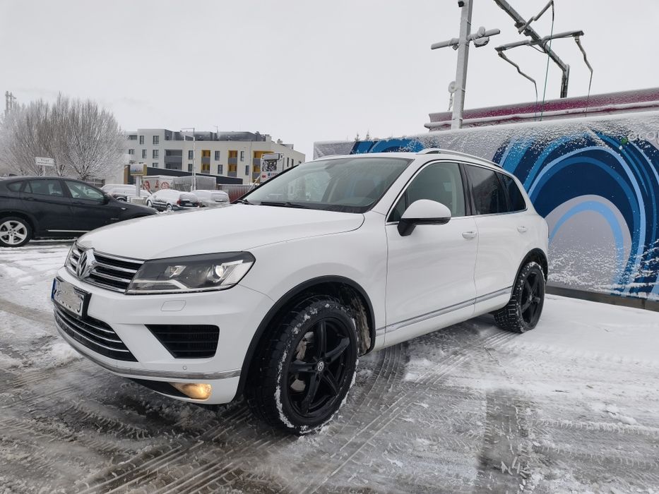 VW Touareg lift Salon Polska 3.0 TDI 4x4 Hak 3.5T  zamiana sprzedaż