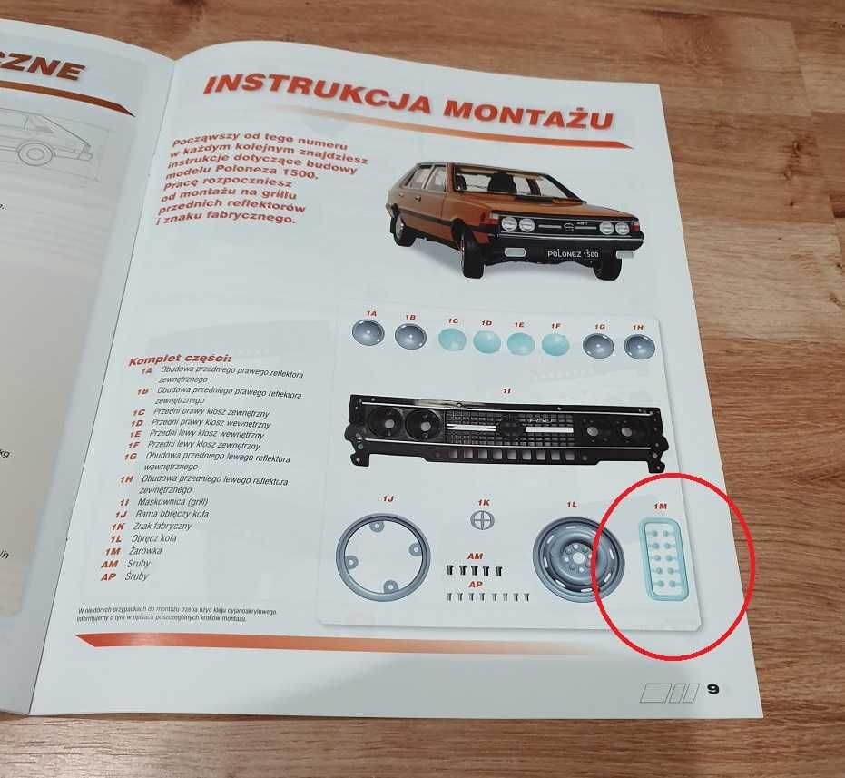 Polonez 1500 Deagostini numer 1 okazja!