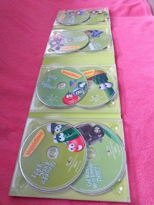 10 DVD piosenki dla dzieci po angielsku Veggie Tales