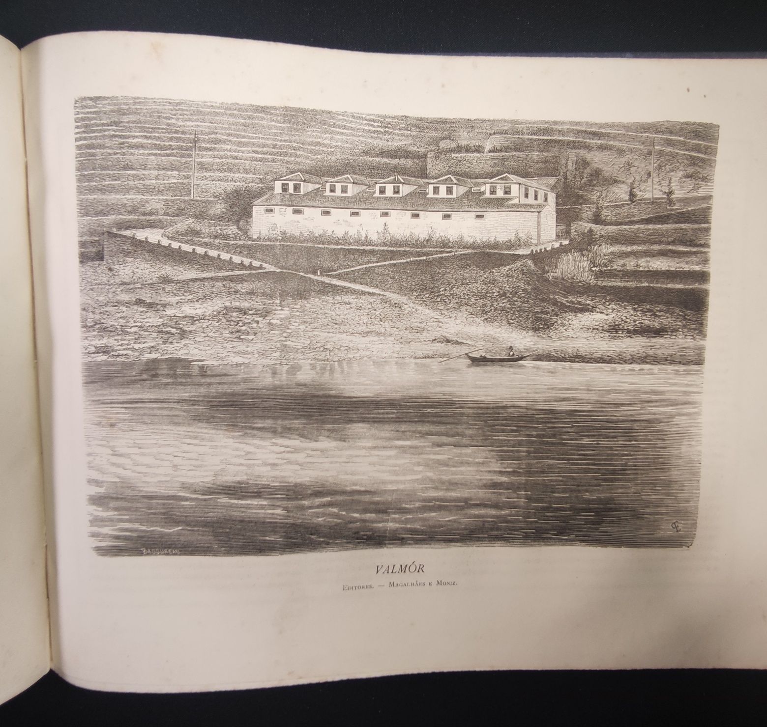 O Douro Ilustrado - Livro raro com gravuras de autor