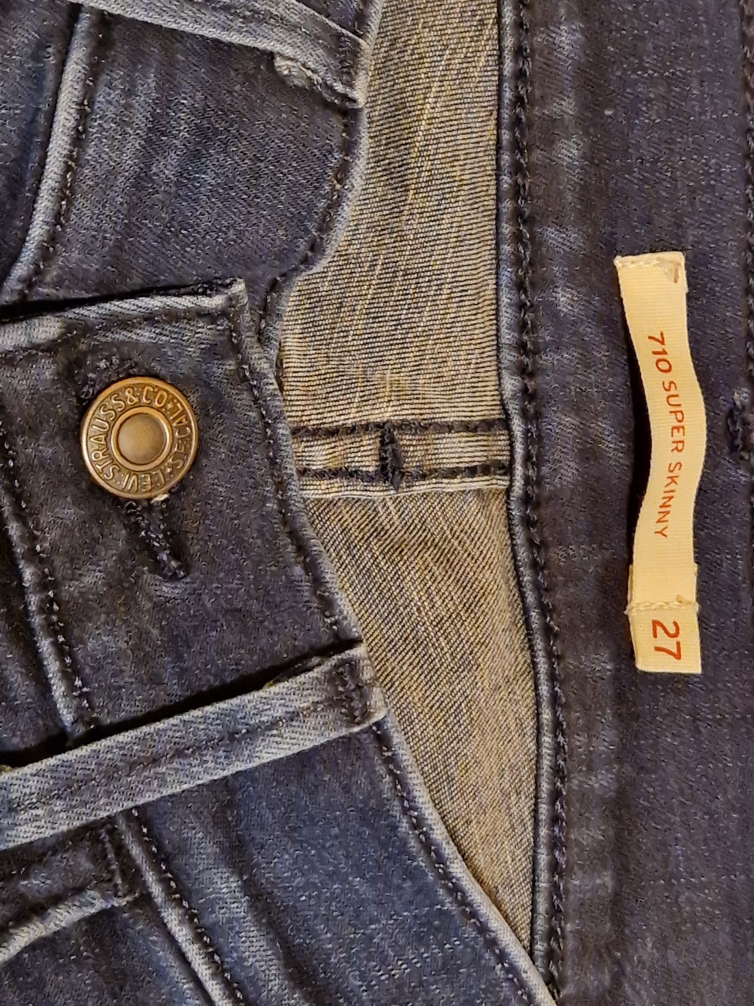 Calças Levis 710 mulher super skinny