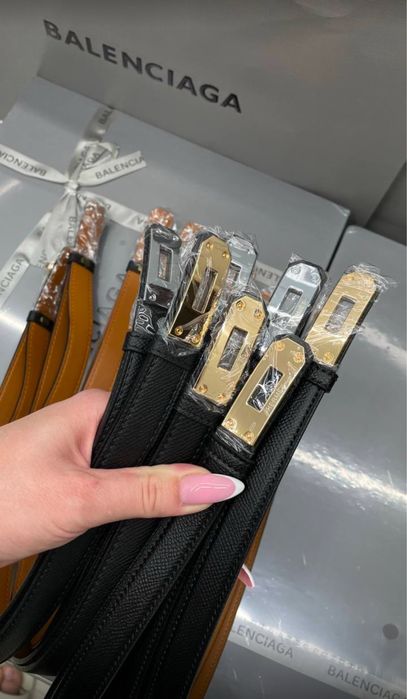 Ремень hermes кожа
