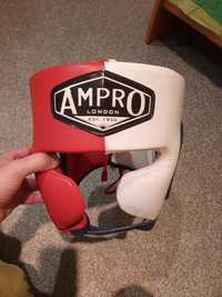 Шлем боксёркий Ampro кожаный оригинальный