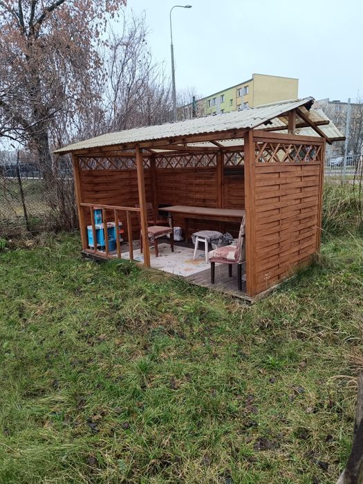Altana ogrodowa drewniana 350x200