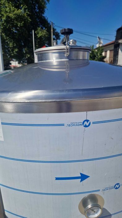 Cuba Inox Fermentação Vinho 2000 Litros 2 Portas