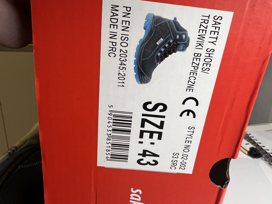 Buty robocze Sako - nowe, rozmiar 43