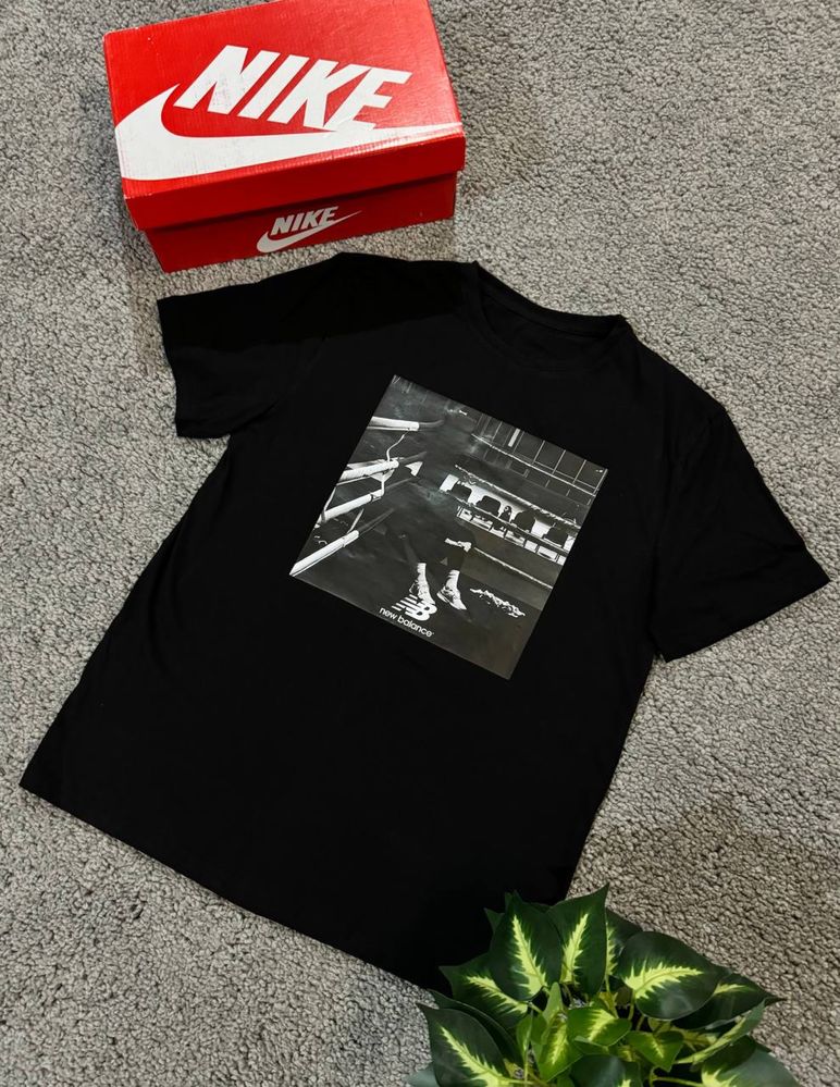 Футболка New Balance Зал / Футболка Нью Беланс Бокс / Футболка НБ NB