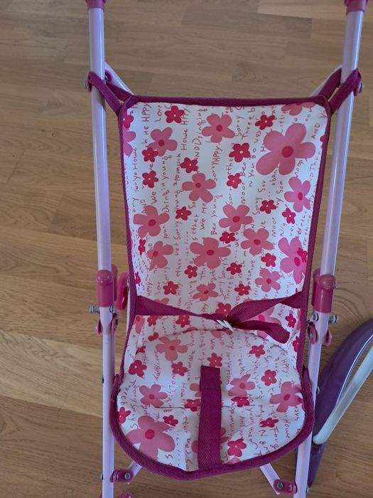 Wózek i krzesełko do karmienia dla lalek