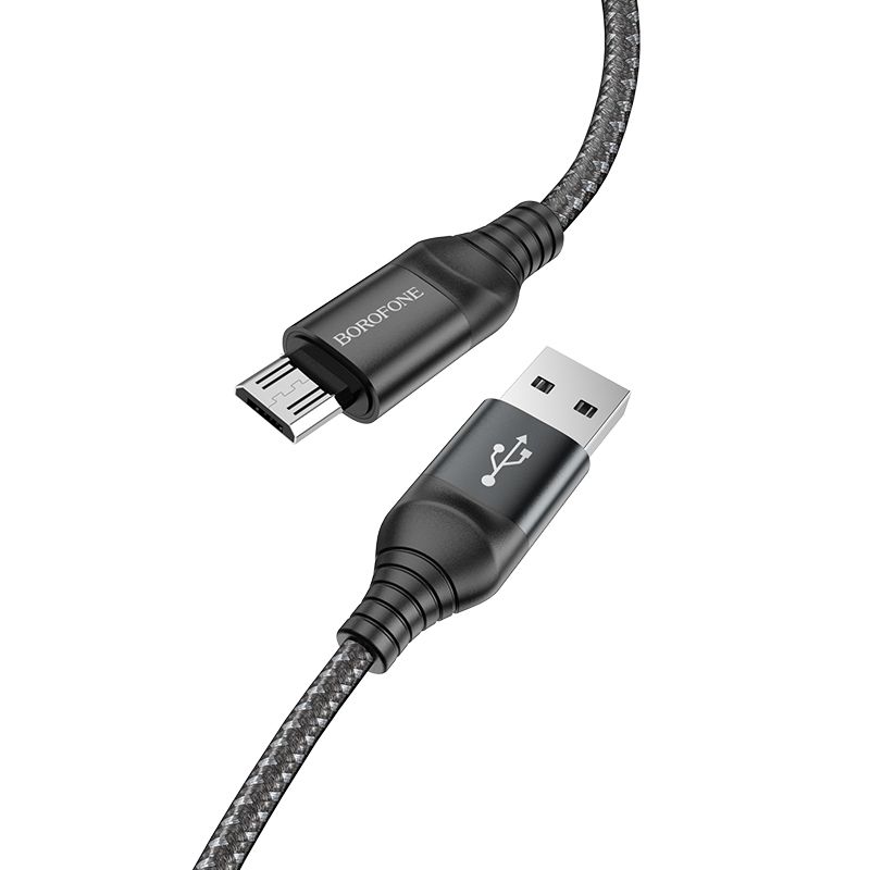 Borofone Kabel Bx56 Delightful - Usb Na Micro Usb - 2,4A 1 Metr Czarny