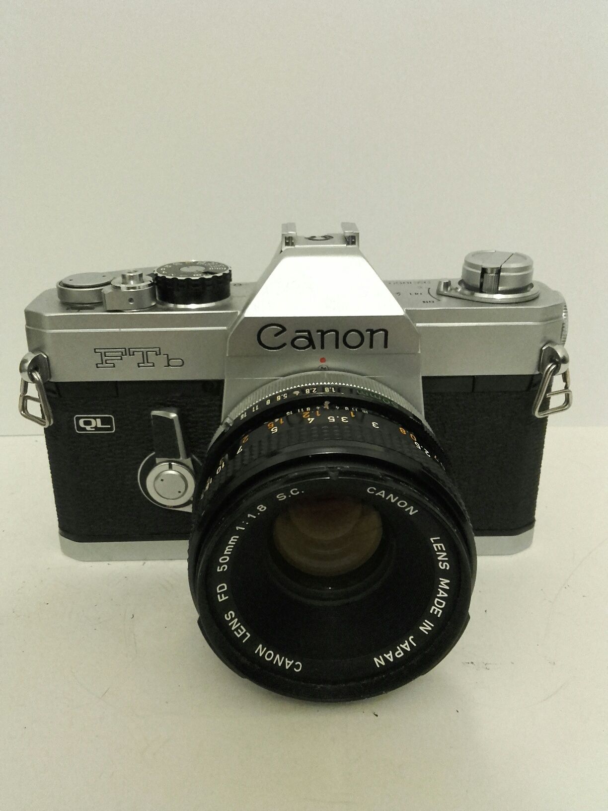 Canon FTb com canon 50mm 1.8